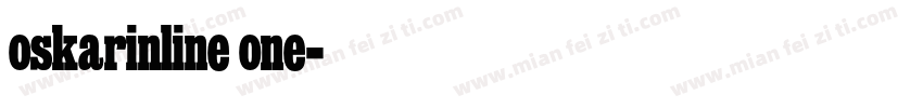 oskarinline one字体转换